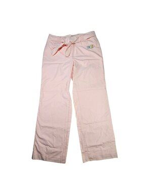 Talbots Straight Leg Pants 30x29" Women's Petite Size 8 Pale Pink 100% Cotton Wi